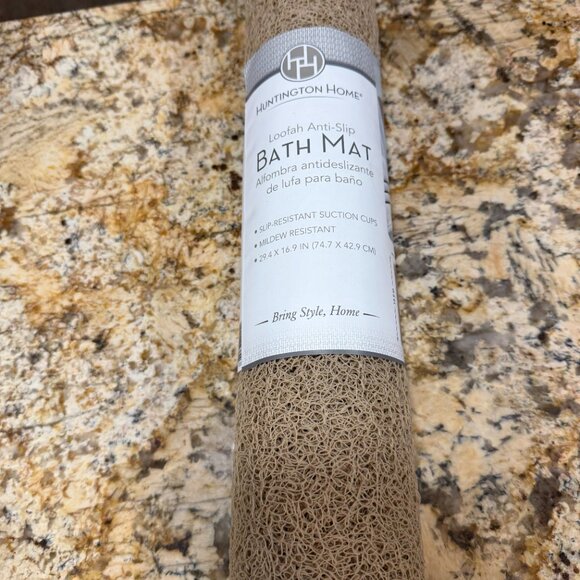 Huntington Home Loofah Anti-Slip Bath Mat - Brand New - Never Used - Picture 2 of 5